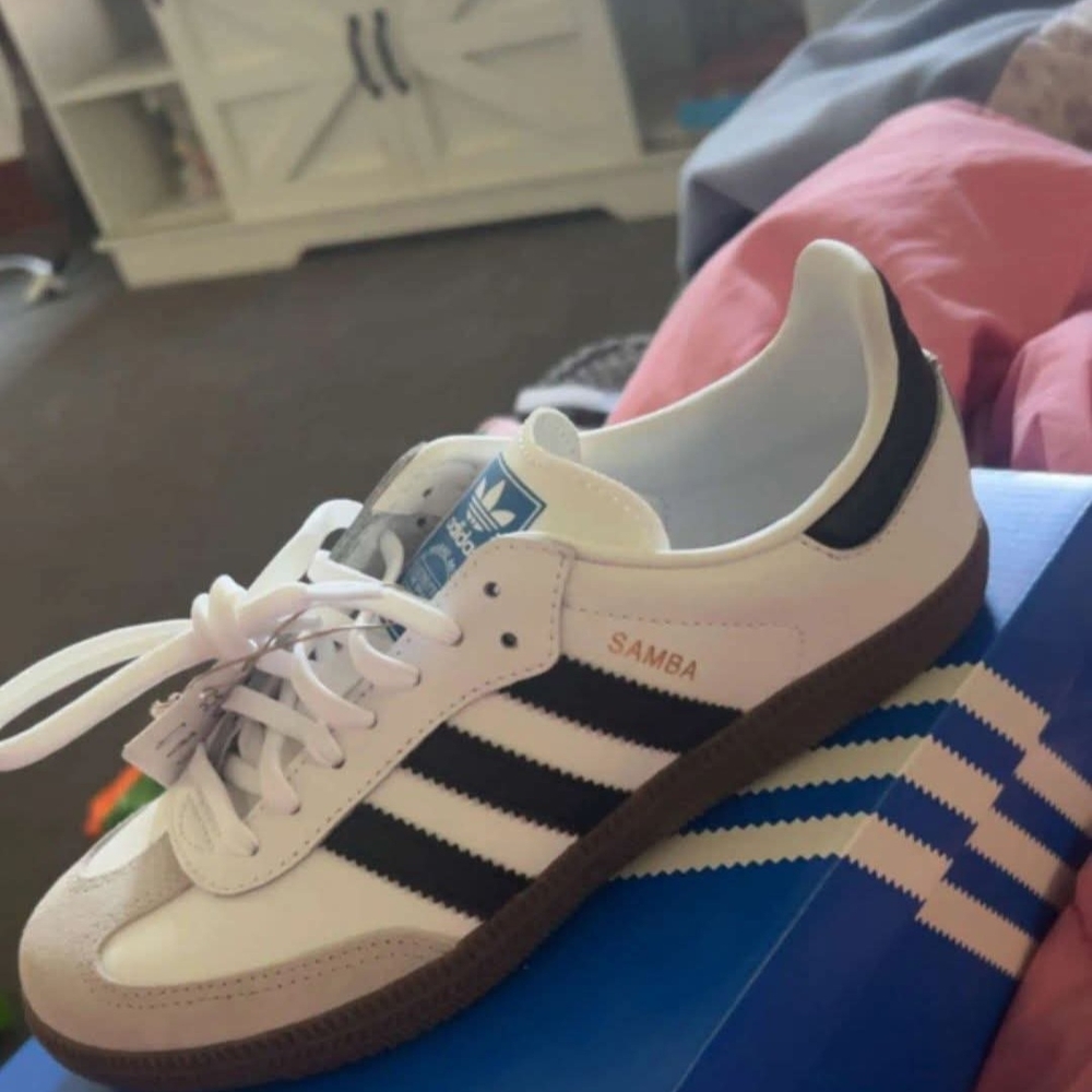 Adidas Samba White Black Sneakers